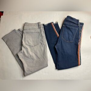 Abercrombie & Fitch Sz 4 AND Athleta Sz 4 Jeans See measurements please